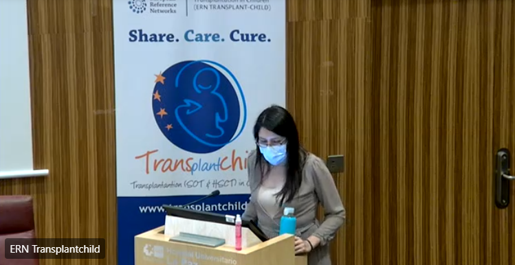 TransplantChild's tweet photo. Our Coordinator, Dr Paloma Jara explains the impact of COVID-19 in transplanted children and introduces Dr @Yadira30938520 that updates the result on the current COVID-19 Follow-up Survey https://t.co/ilfgL3mKtm