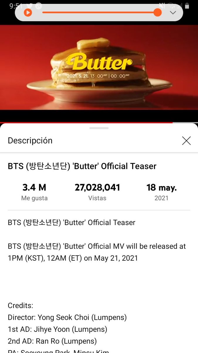 patricia7933's tweet photo. Nos sacaron vistas...😑🤨😡 Vamos amis!!!! Sigamos con el stream #ButterTeaserAtNight #ButterVideoTeaser #BTS_Butter #ARMY #BUTTER #BTS #BTSARMY #BUTTER #ButterVideoTeaser #ButterTeaser @BTS_twt https://t.co/b0QBx7pyky https://t.co/c1gCjx2OcS