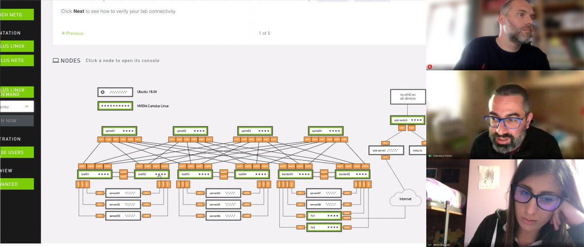 ... and we are testing the new IP Fabric for <a href="/Anix_ixp/">ANIX - Albanian Neutral IXP</a> (powered by <a href="/namex_ixp/">Namex_IXP</a>), very soon available in Tirana! With <a href="/Marta_Burocchi/">Marta Burocchi</a> and Francesco Ferreri.

#peering #CumulusLinux #vxlan #evpn