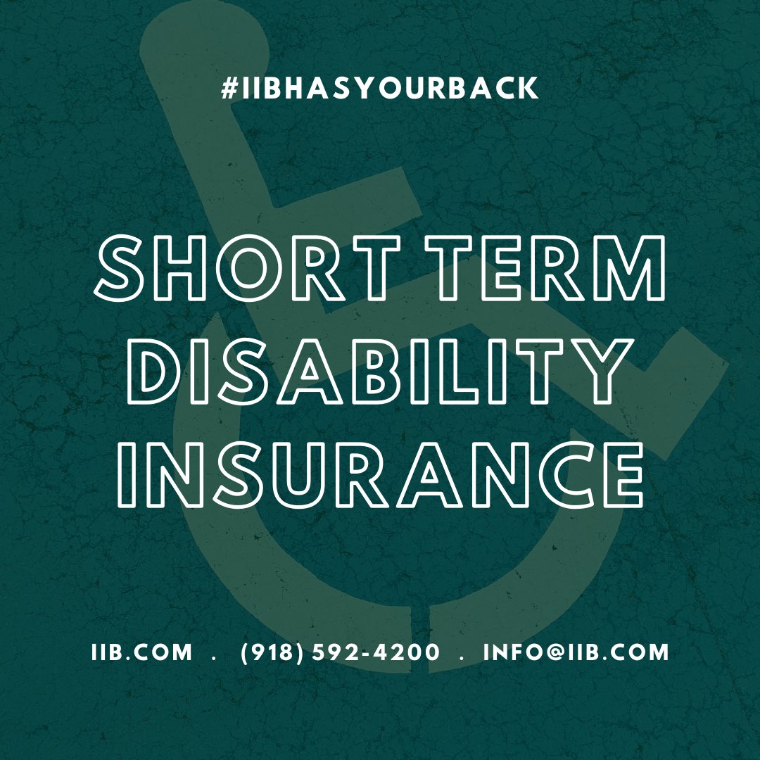 Short Term Disability Insurance covers a percentage of wages when an unexpected work injury has occurred. We can make sure your employees have full benefits so they won’t be left high and dry. #ShortTerm #Disability #Insurance #IIBHasYourBack