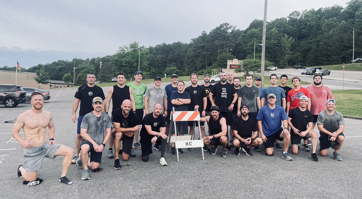 rvpcre's tweet photo. 29 @f3_hills PAX drained the tanks this AM. Do your actions match your words? (1 Peter 5:3) @F3Birmingham https://t.co/sqIRXsfwIw