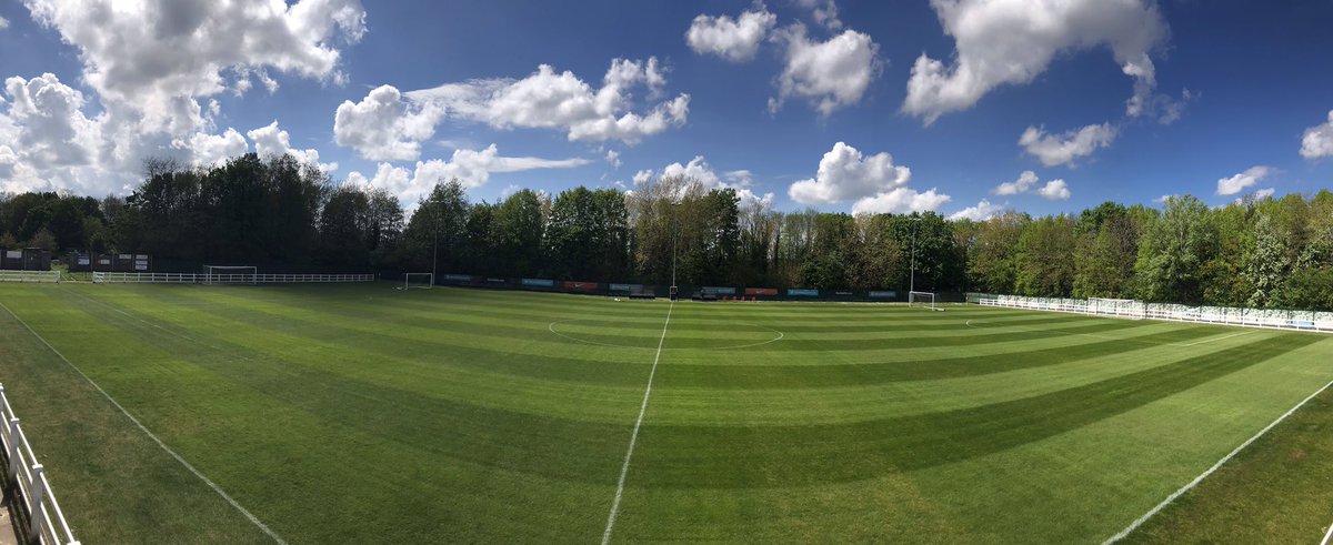 The Field of Dreams is looking great ahead of today’s @HarrodSport #WomensCup Final! #NorfolkFootball 👌🌱