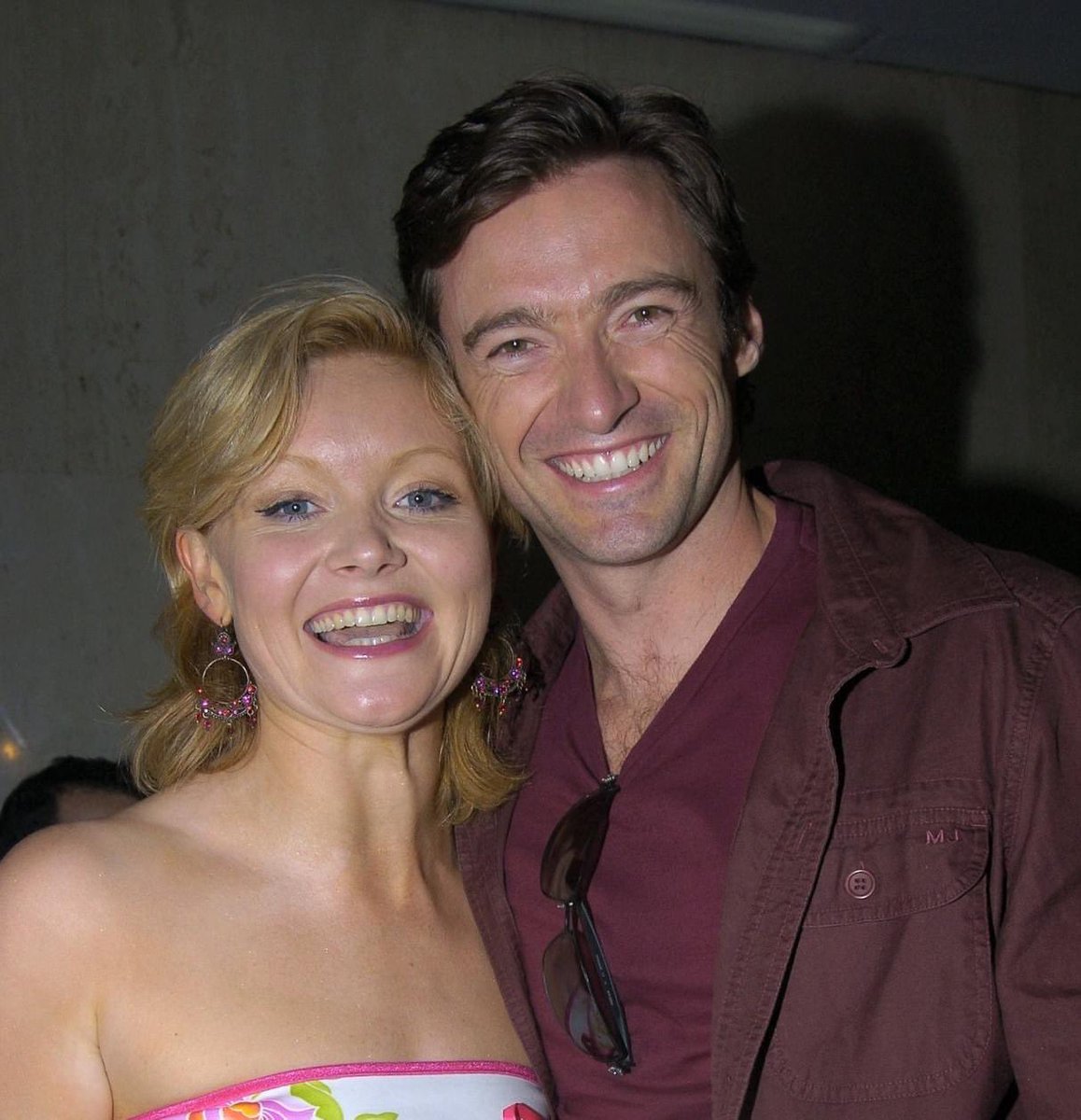 On this day in 2004, Hugh attended the 'Class Photo' event for that year's Tony nominees, and he was all smiles when he posed with fellow Aussie and Emmy nominee Essie Davis.  📸: Richard Corkery  #hughjackman #tonyawards #essiedavis #allsmiles