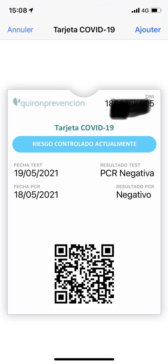 Bonne idée à reprendre de l’Espagne le test PCR se met dans le wallet <a href="/TousAntiCovid/">TousAntiCovid</a> <a href="/olivierveran/">Olivier Véran</a>