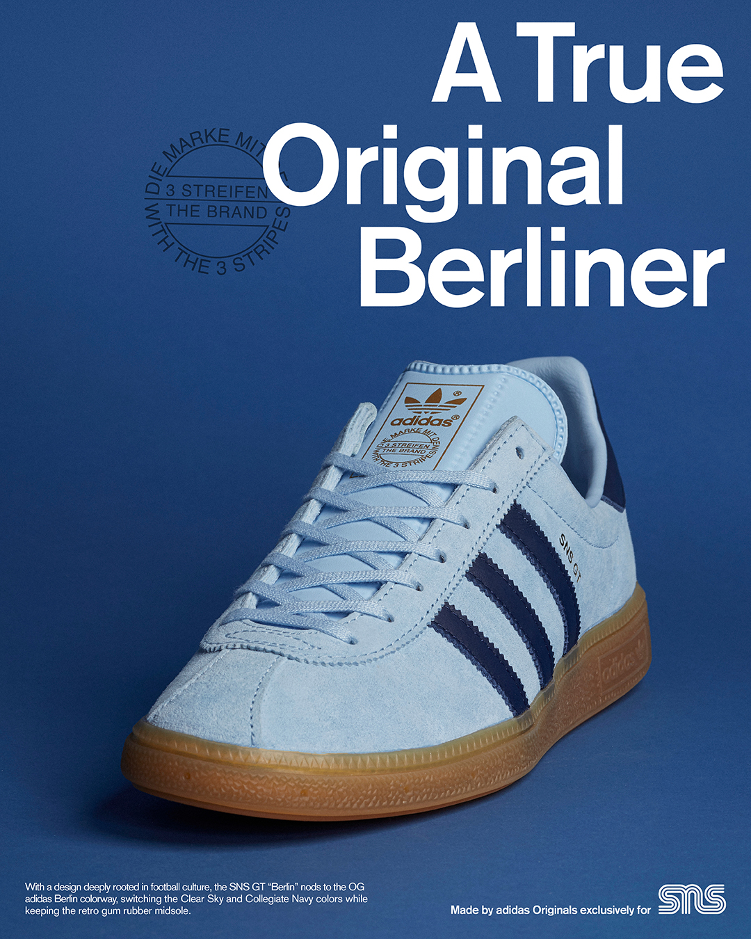 SNS on Twitter: "The adidas SNS GT "Berlin" design is deeply rooted football culture, with colorway nodding the OG adidas Berlin colorway. https://t.co/ofbNUrfxcX" / X
