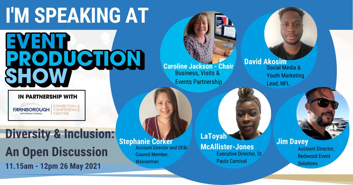 We have the most amazing speakers lined up for you at #EPS21 <a href="/EventProdShow/">EventProductionShow</a> 

Looking forward to seeing you all on the 26th May at 11:15am 

#NOEA #BuildBackBetter #LooktotheFuture #DiversityandInclusion #eventprofs
