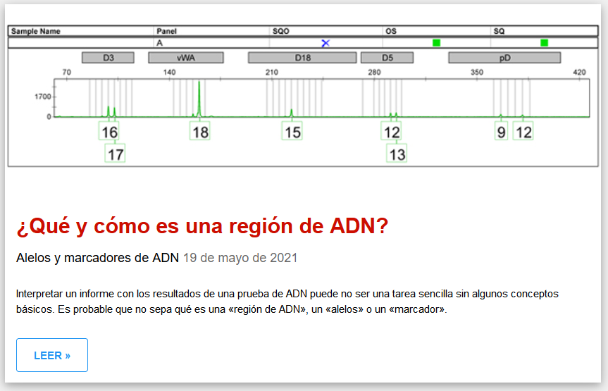 DNASolutionsEsp's tweet photo. Nueva entrada en nuestro #blog: «¿Qué y cómo es una región de ADN?»
Hablamos sobre los conceptos básicos sobre los marcadores de ADN, alelos, y también sobre regiones homocigotas y trisomías
➡️https://t.co/Yh4mfp15ru https://t.co/QiAhmrNeA7