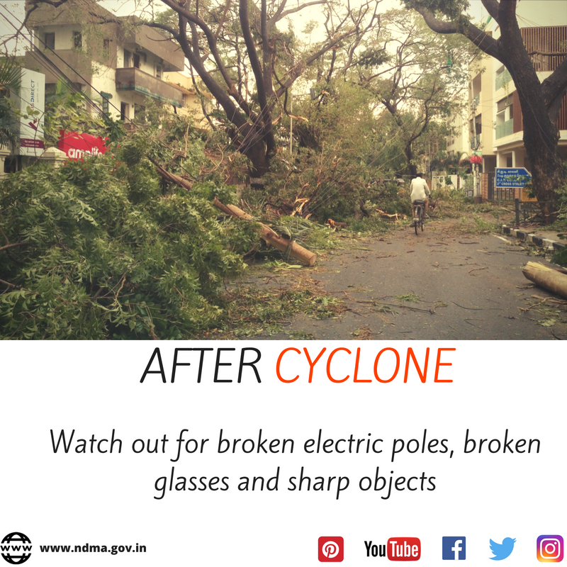 ndmaindia's tweet photo. #Cyclone | #StaySafe AFTER a cyclone
#CycloneTauktae #Tauktae #TauktaeCyclone #CycloneTauktaeUpdates https://t.co/AqYzE88eT3