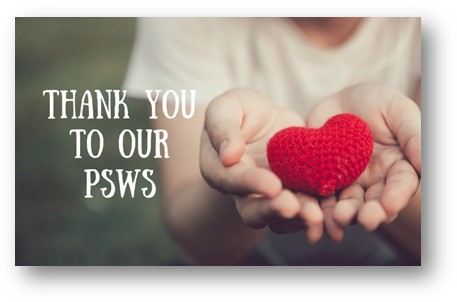Today is Personal Support Worker (PSW) Day; a day to recognize the essential service PSWs provide in sustaining our health care system. We could not do what we do without you! Thank you.