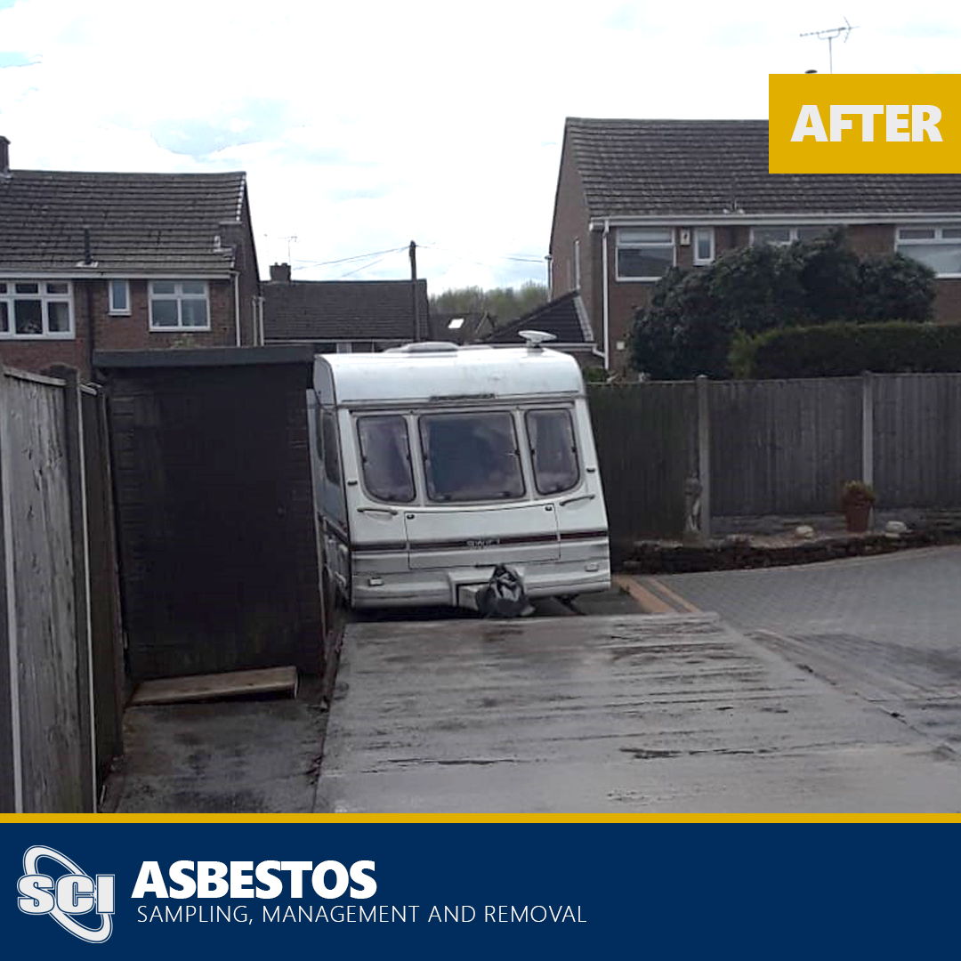 #Asbestos roof removal and garage #demolition from SCI Asbestos.