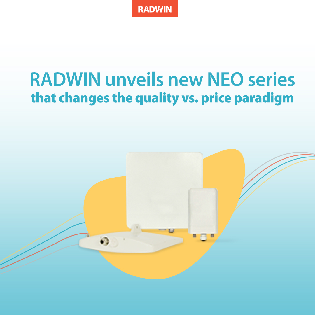radwin's tweet photo. RADWIN unveils new #NEO series that changes the #quality vs. #price paradigm!     
To read the full story- https://t.co/1qHnKcIU0o https://t.co/R57P5MhFF0