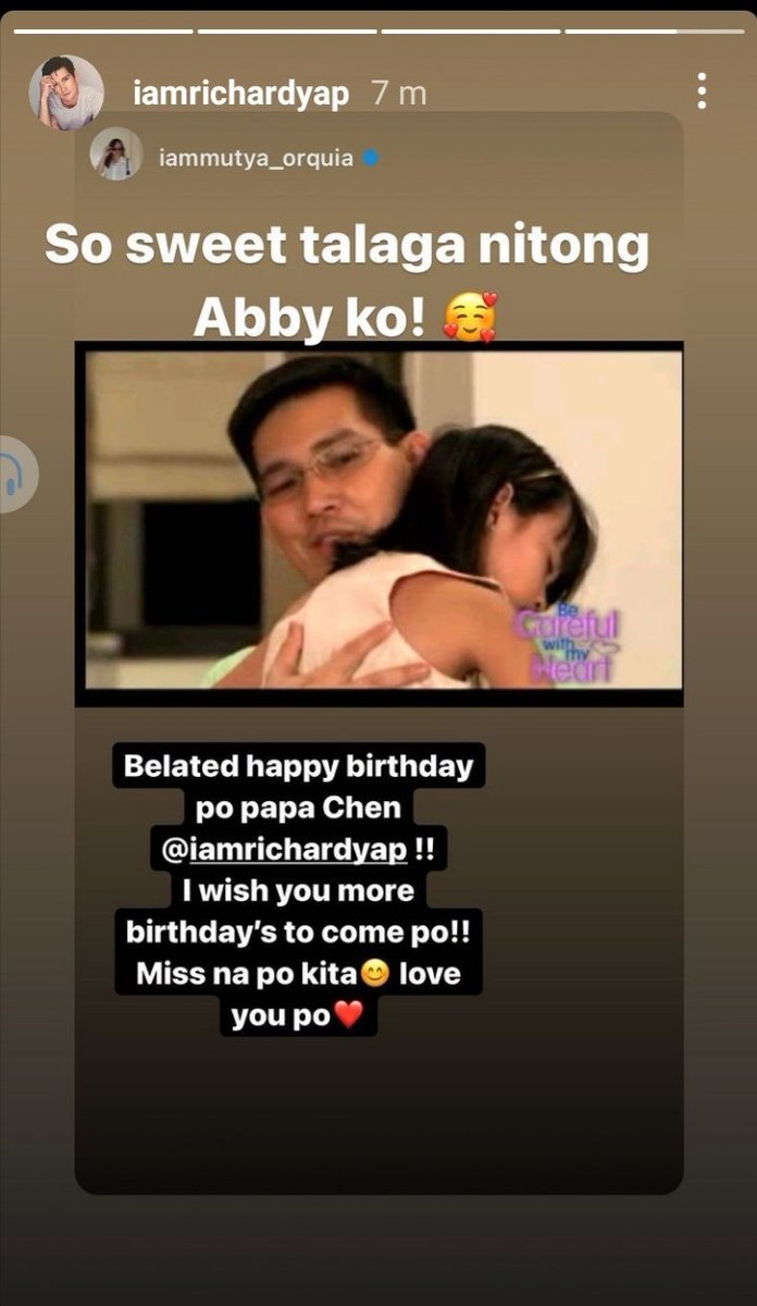 JorichLee's tweet photo. Awwww  ❤️  naiyak naman ako neto.. 😭😭😭 Namiss ko tuloy  silang lahat.huhuhu. Nu ba yan...
..
#BeCarefulWithMyHeart
#RichardYap https://t.co/crmKvOpxH9