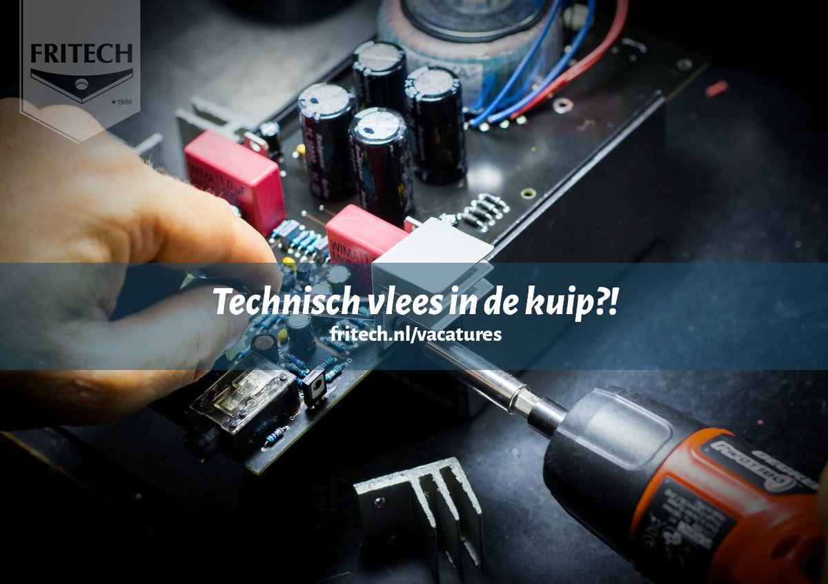 ⚙️Voor een van onze opdrachtgevers zijn wij per direct op zoek naar een duizendpoot die er voor zal zorgen dat alle machines draaiende blijven en er dagelijks vleesproducten gemaakt kunnen worden.⚙️

Bel naar 0511-548300 of mail naar info@fritech.nl.📞✉️

fritech.nl/vacatures/meta…
