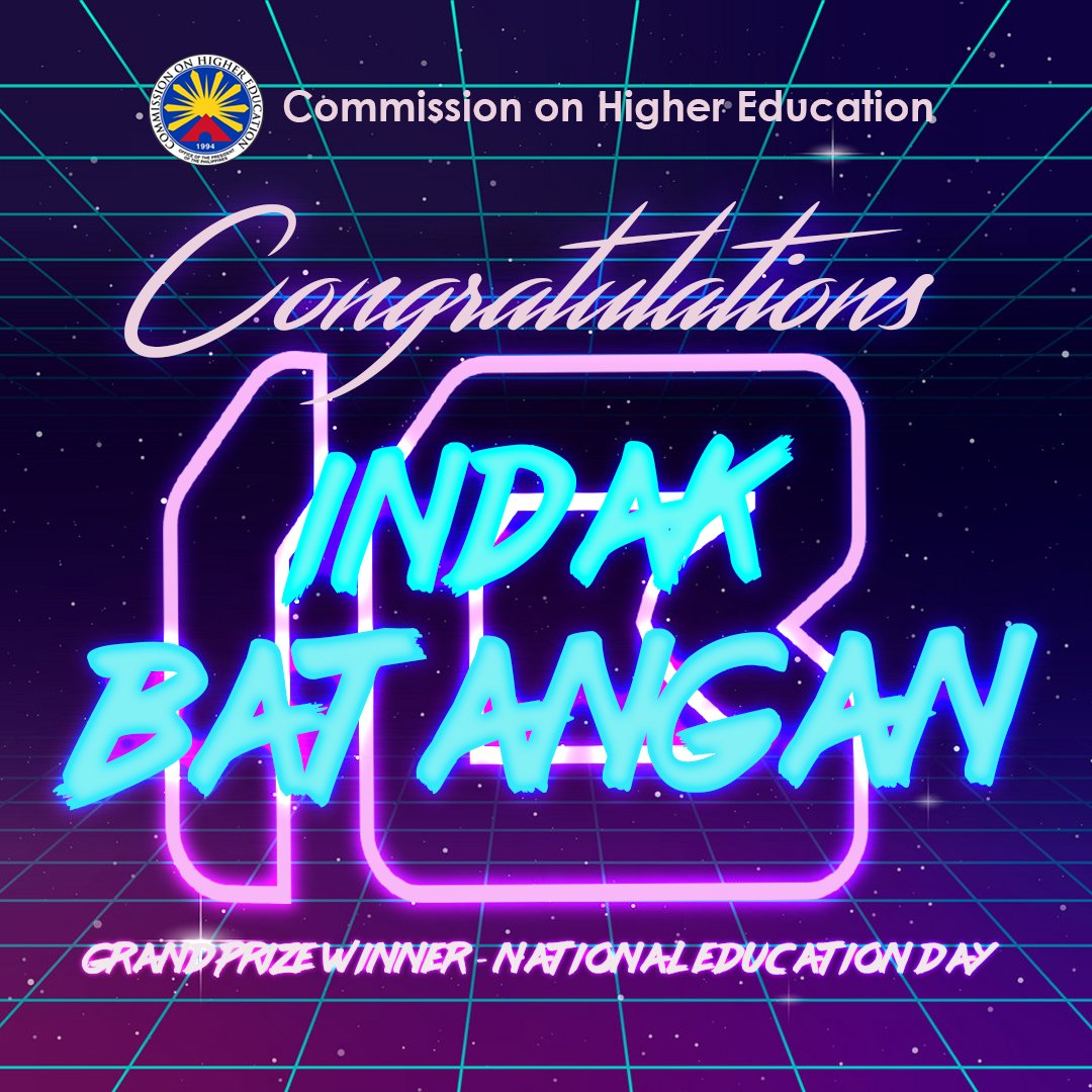 TheSearcherPUP's tweet photo. COMMUNITY | The Searcher would like to extend our warmest greetings to our very own @Indak_Batangan , the Official Dance Varsity of the Polytechnic University of the Philippines – Sto. Tomas for emerging as champions at the 1st National Higher Education Day! https://t.co/Cixrolnffs