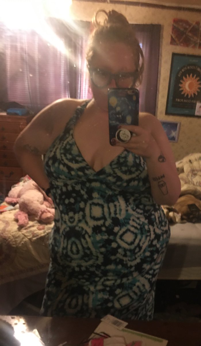 SporadicJills's tweet photo. RIP to 3 of my favorite dress since my boobs can no longer be comfortably contained in them. #boobproblems #dress #theyarejusttoobig #bigtittycommity https://t.co/g0sUZlT2z4
