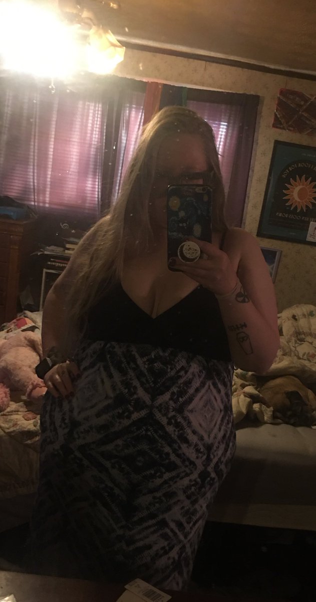 SporadicJills's tweet photo. RIP to 3 of my favorite dress since my boobs can no longer be comfortably contained in them. #boobproblems #dress #theyarejusttoobig #bigtittycommity https://t.co/g0sUZlT2z4