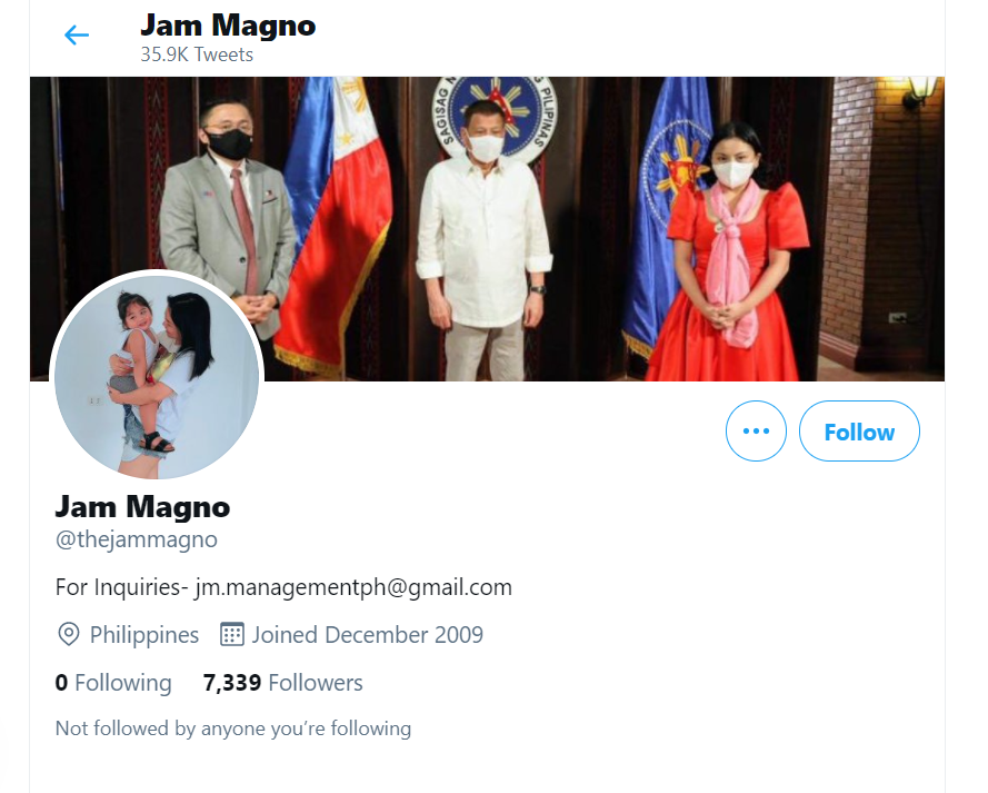 theresatan22's tweet photo. #JamMagno 
May isa pa pong account :) Lets get it. https://t.co/SOsMUqLcPN