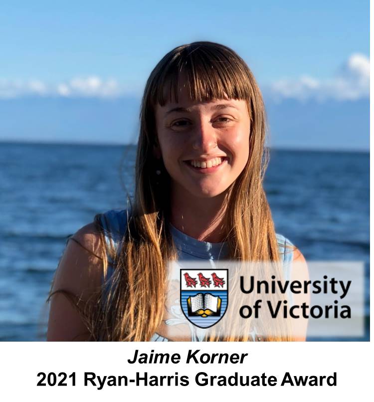 Congratulations to Jaime Korner <a href="/jaime_korner/">Jaime Korner</a> , the recipient of the 2021 CIC Analytical Chemistry Division Ryan-Harris award in honour of Walter E. Harris. Jaime is a graduate student working under the supervision of Prof. Katherine Elvira @TheElviraLab at <a href="/chemistryatuvic/">Chemistry@UVic</a>