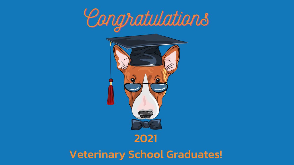 Congrats to all the graduates 🎓! A special congratulations to our newest veterinary school graduates. We can't wait to see you in the field!
.
.
.
#petvetnow #veterinarytelemedicine #specialistnow #vetnowconnectedcare #congratsgrads #2021vetschoolgrads