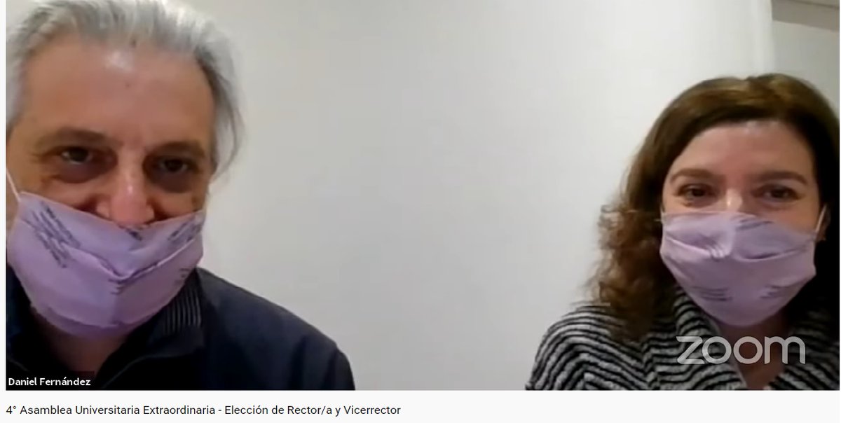 RadioUNTDF's tweet photo. El Dr. Daniel Fernández y la Dra. Diana Viñoles son las nuevas autoridades de la @UNTDF para el período 2021 - 2025. https://t.co/qTEixwNtew