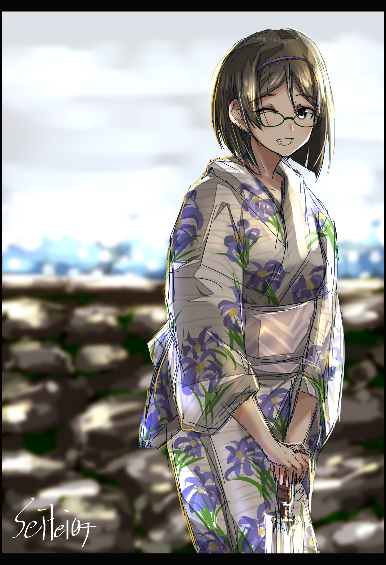 Seitei 今日は浴衣の霧島さん 艦これ版深夜の真剣お絵描き60分一本勝負 艦これ版真剣お絵描き60分一本勝負 T Co 0feauv0fat Twitter