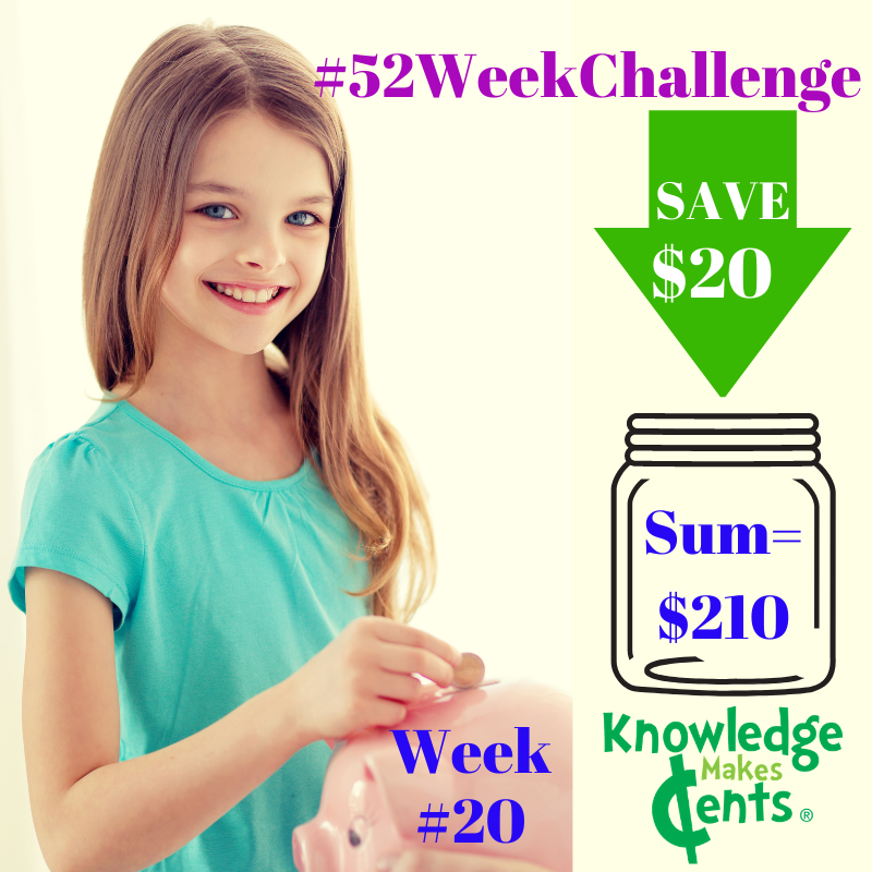 KMCents's tweet photo. Week #20: May 17-23
“We are not interested in the possibilities of defeat. They do not exist.”-- Queen Victoria
#KeepOnSaving #YouCanDoIt #52WeekChallenge
#FinancialSuccessAcademyForKids #FUNancialLearning #TeachKidsToSave #GoodMoneyHabits #SpendLessSaveMore https://t.co/xCCp5zunZN