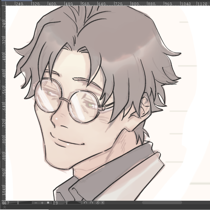 how to make a nice/good megane man into a suspicious megane man 