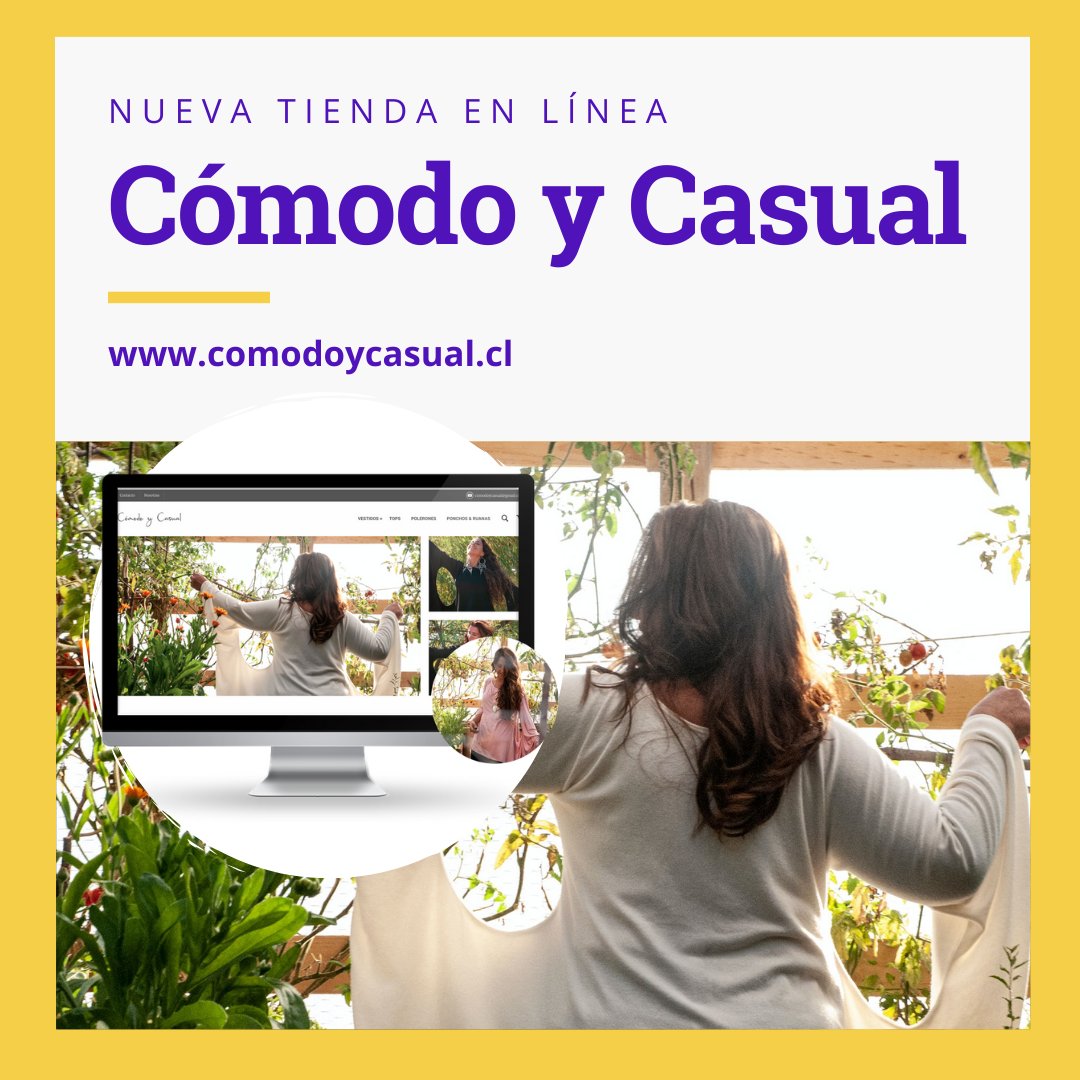 spincommerce's tweet photo. Cómodo y Casual es una nueva tienda en línea de Spincommerce, donde podrás encontrar ropa de talla única femenina. Fue desarrollada usando el Theme Retail.
Visítala en https://t.co/buXUUhPwQ3
#Chile #ropa #ecommerce #tiendaenlinea https://t.co/DtKWuOHha3