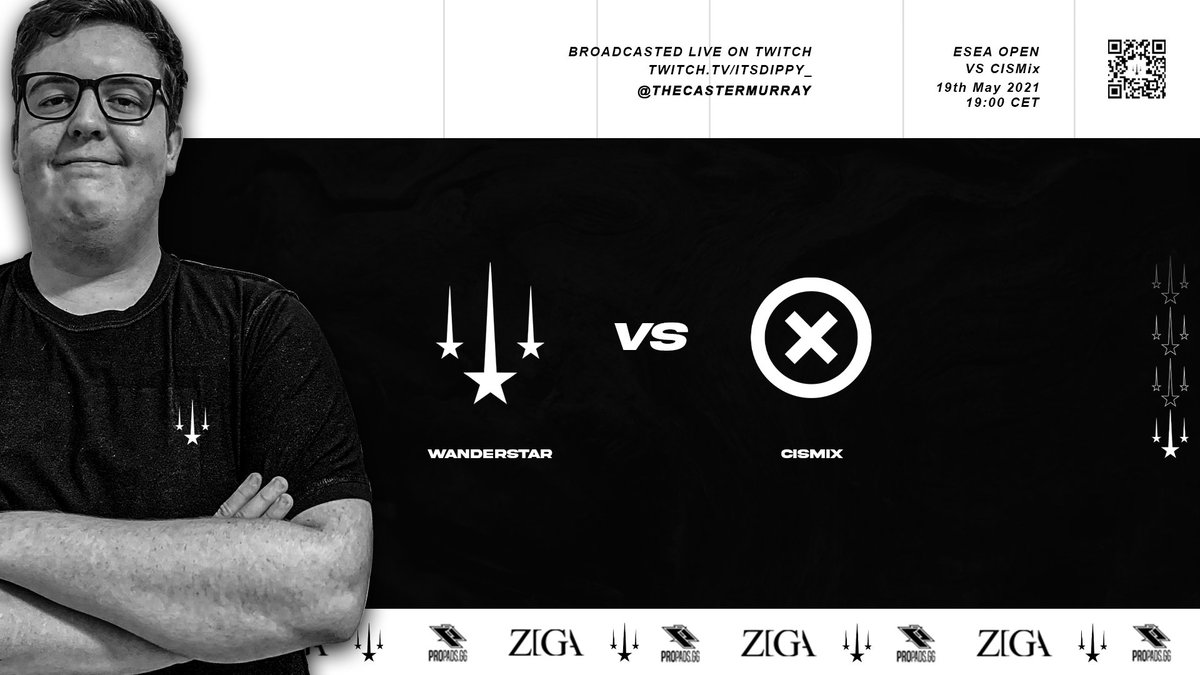WANDERSTARorg's tweet image. 💫WANDERSTAR CSGO ESEA Open!💫

Open Game tonight! We are playing with @GydeNCSGO as a Standin for @Mupplo 

Currently 3-2

🆚 - #CISmix
⏰ - 19th May / 7:00pm CET
📺 - twitch.tv/itsdippy_ - @TheCasterMurray 
🗺 - de_mirage

#ReachForTheStars #CSGO #ESEA