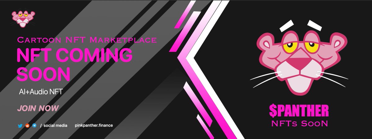 We are waiting to launch <a href="/binance/">Binance</a> NFT Marketplace.🎉 
We are excited for this 🔥

#PANTHER #NFTs Soon 🚀

#BinanceSmartChain #BSC