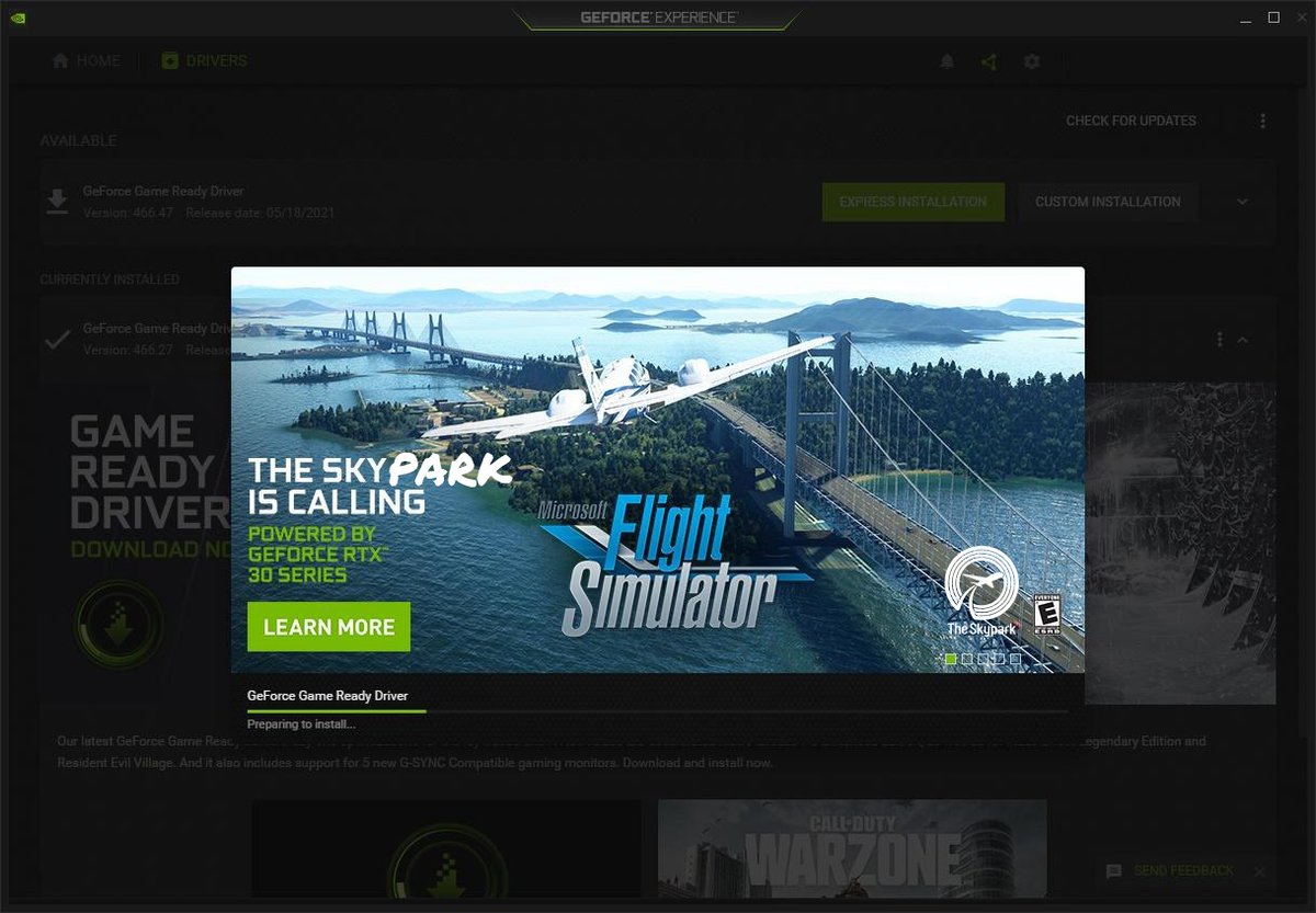 Parallel42LLC's tweet photo. Heads up, new @NVIDIAGeForce drivers that are @MSFSofficial ready!*
A better-looking sim means a better-looking world, explore it like never before on https://t.co/6dY6Yd2xAp
* We can dream, can't we!? #flightsim #wehadto #crafty #mspaint #flightsiminthespotlight https://t.co/p8QsGbwlNy