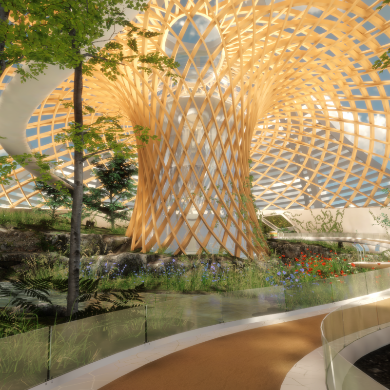 EU_Commission's tweet photo. Celebrate #WorldBeeDay inside our Pollinator Park! 🐝

Step into a beautiful virtual reality about the ugly future we face without pollinating insects. 

Our goal is to ensure a better future for the next generations, one bee at a time. ↓ #EUPollinators #EUGreenDeal