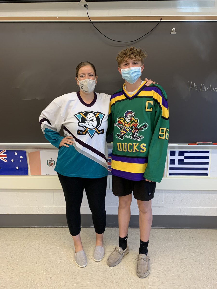 Representing the #mightyducks movies. Original and D2! Thanks <a href="/Disney/">Disney</a> for the inspiration! #bermpride