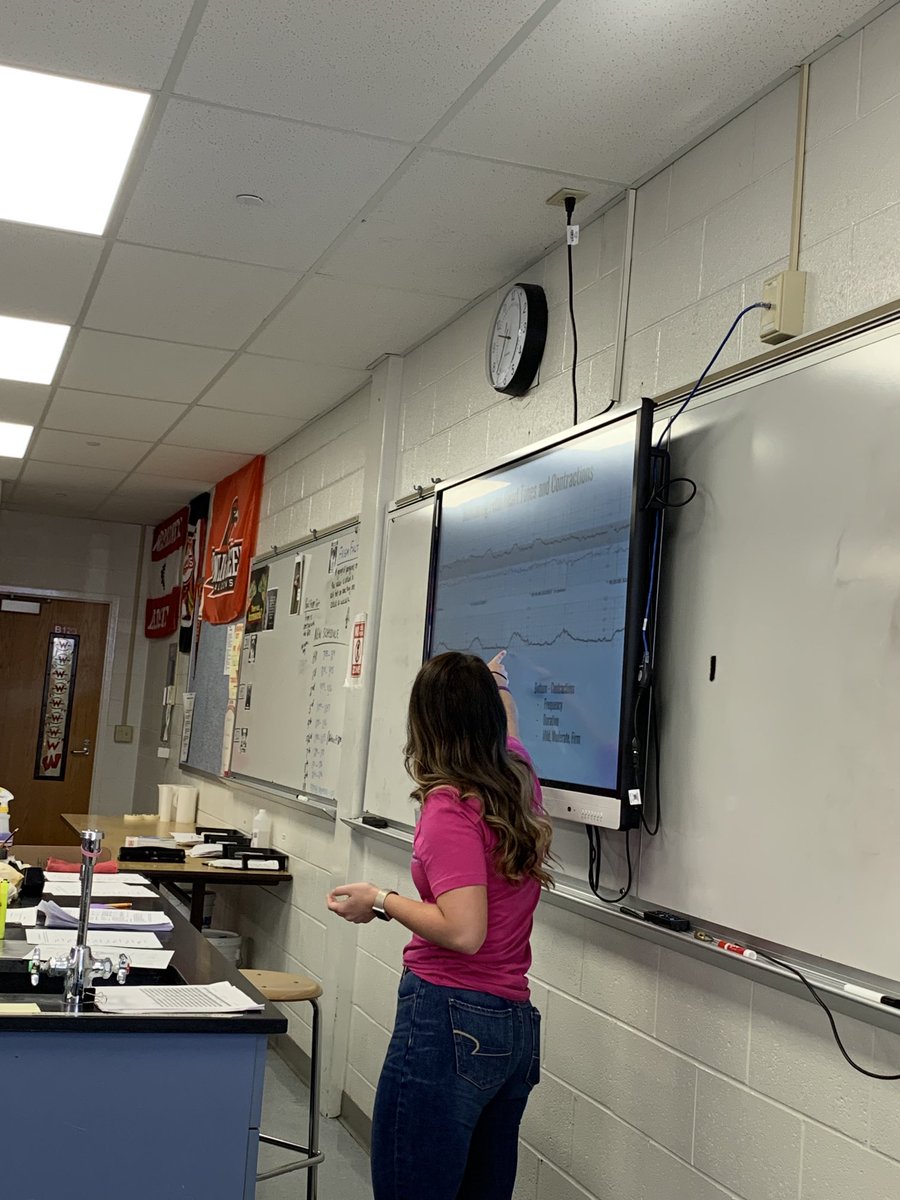 WapakHS's tweet photo. Labor/Delivery nurse and former student Jordyn Law giving a presentation to Mr. Friemering’s Human Body Systems classes about the daily responsibilities of a labor and delivery nurse.  Eye opening experience and some great questions! https://t.co/MyVJiv6Gaw