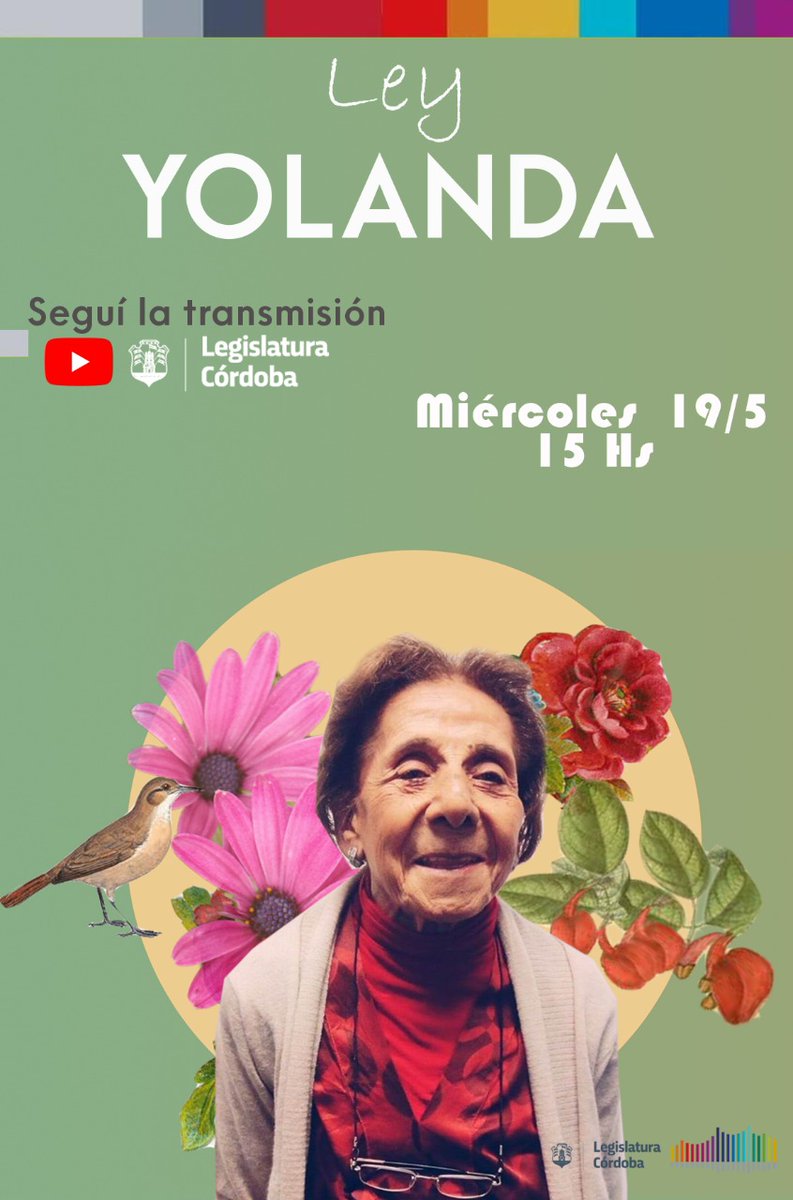 Hoy se trata la #LeyYolanda en la Legislatura de Córdoba! 

Felicitaciones por el trabajo realizado y esperamos que hoy Córdoba tenga esta Ley ✊

Podés seguir el tratamiento a través de : youtu.be/vaWOlB8AB6I