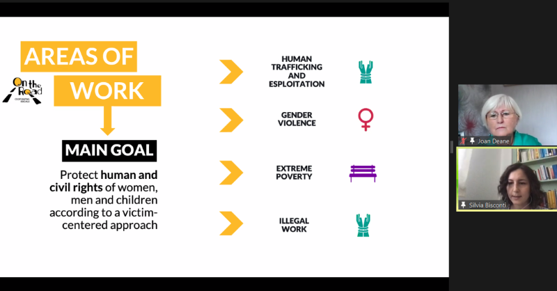📢 Listening to Joan Deane (<a href="/AdvicIreland/">Advocates for Victims of Homicide</a>) and Silvia Bisconti (<a href="/ontheroadcoop/">On the Road Coop</a>) about the role that friends, family and the community play in supporting victims!

#VSEAnnualConference2021