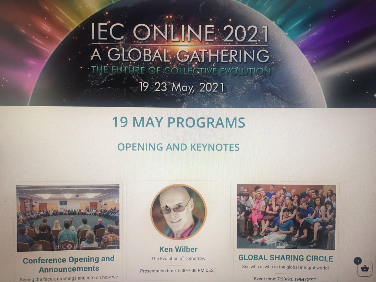 Excited about the next inspiring days of integral topics #integral #spiraldynamics #ieconline2021