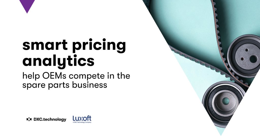 The spare parts industry represents 40 - 48 % of car dealer revenue. Read how we are using modern analytics and AI solutions to help automakers adopt smart pricing systems. dxc.to/346t0hf