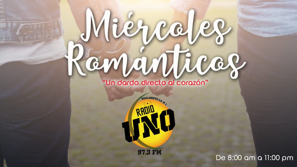 ¡Buenos días!
Gracias por acompañarnos en este "Miércoles Romántico".
En cabina 👉🏻 Luis Enrique Salguero.