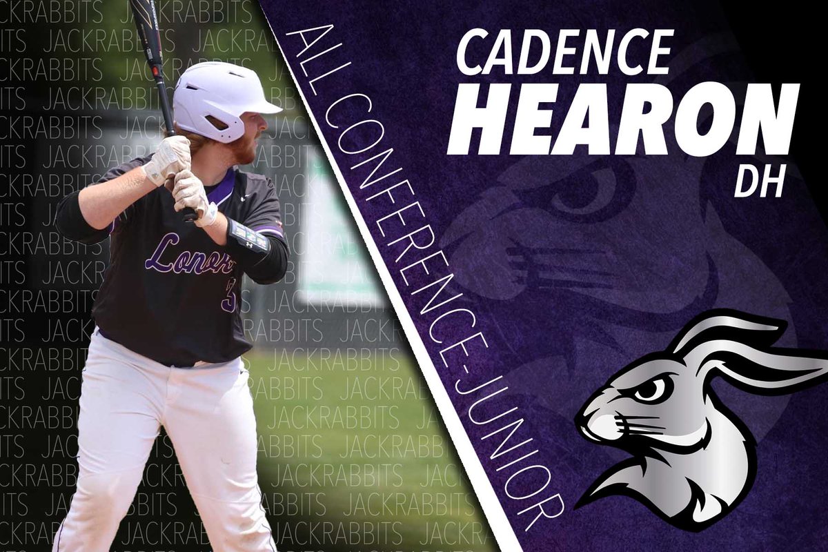 Congratulations to C/O 2022 Cadence Hearon on All-Conference Honors! Hearon played in 13 conference games hitting .333 w/ 1 2B, 8 RBI, 8 R &amp; 4 BB. Hearon hit .412 with RISP in those 13 games! 

Great Junior season for the DH!
