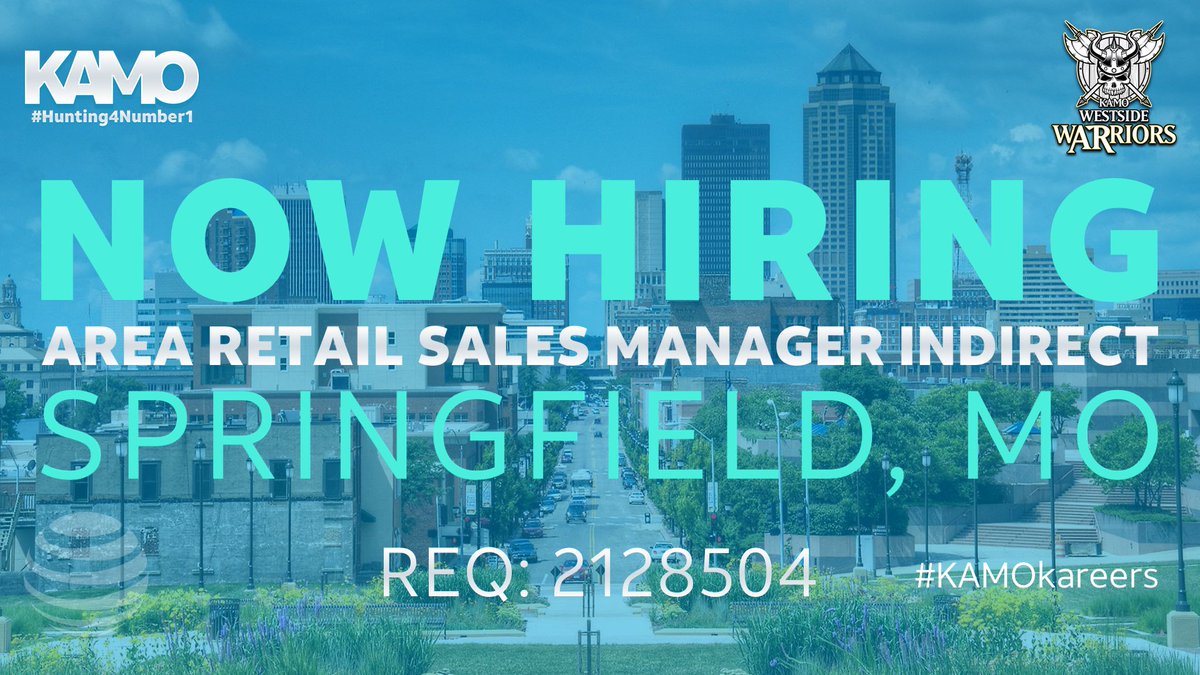 KAMOkonnects's tweet image. Are you ready to #ELEVATE your career?

We are hunting for our next wARrior to join the @We_AR_West 

📣#ApplyToday

#KAMOkareers #LifeAtATT #wARriorsWin