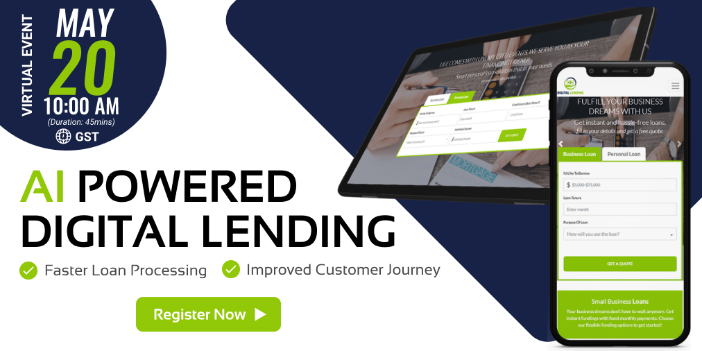 cognerium's tweet photo. Join us for a virtual event on Digital lending platform enabled with Artificial intelligence capabilities.

Click on below link to Register
https://t.co/6OqDhOSlV9

#DigitalLending #artificialintelligence #DigitalBanking #Banking https://t.co/tjP0EBKwHA