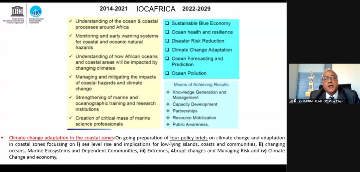 ocean_climate's tweet image. [#oceanvisions21] @IocUnesco works with African states and #civilsociety to promote regional and international cooperation for the understanding and management of the #ocean and to ensure #sustainabledevelopment and safety of the continent's populations🌊