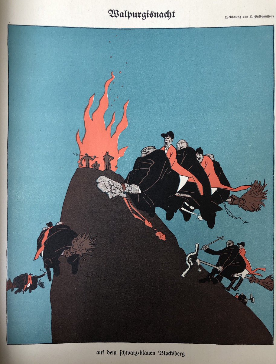 Olaf Gulbransson, 1910 (pic 3 is the end of pic 2 comic page) 