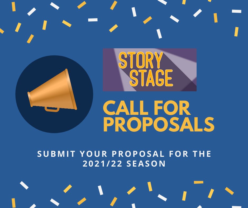 ottawastory's tweet photo. We are now accepting proposals for Story Stage's 2021/22 season.
Do you have a Story Stage evening you would like to pitch with a partner or as a solo show?  All the details on Story Stage and how to submit your proposal are available on our website: https://t.co/B3dmswrTLw https://t.co/2Tq1hvf8lU