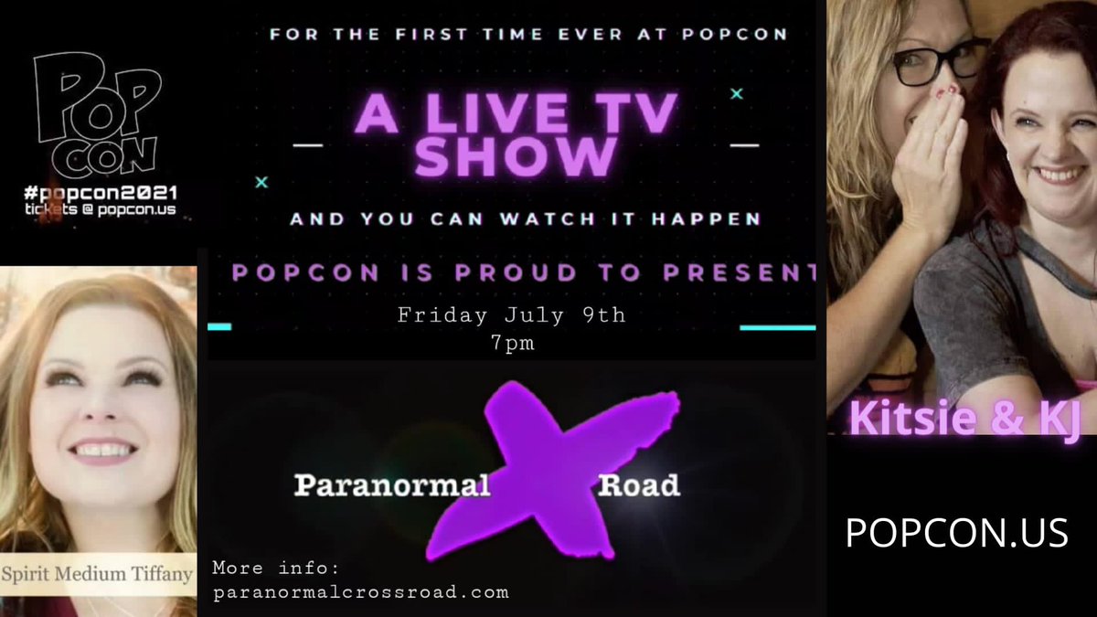 KJonair's tweet image. The @paranormalxroad LIVE event at @IndyPopCon is about to go on sale! If you&apos;re in our group, you have the link already! 💜 If you&apos;re not, join here:
facebook.com/groups/paranor…
@KitsieDuncan, @spirittiff and I can&apos;t wait to see you July 9th at @icclos! #paranormal #Indianapolis