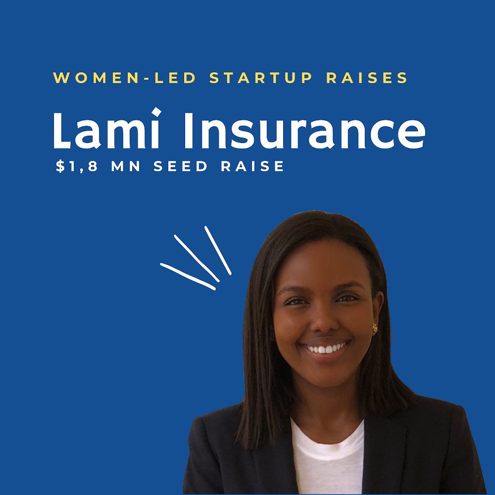 Another women-led founder raise this year 🎆We we’re excited to hear about the $1,8mn seed round of <a href="/LamiInsurtech/">Lami</a> led by <a href="/Accion/">Accion</a> and supported by <a href="/anafricanfuture/">Future Africa</a> among others. We are super bullish on the impact the team will have in driving insurance penetration in Africa