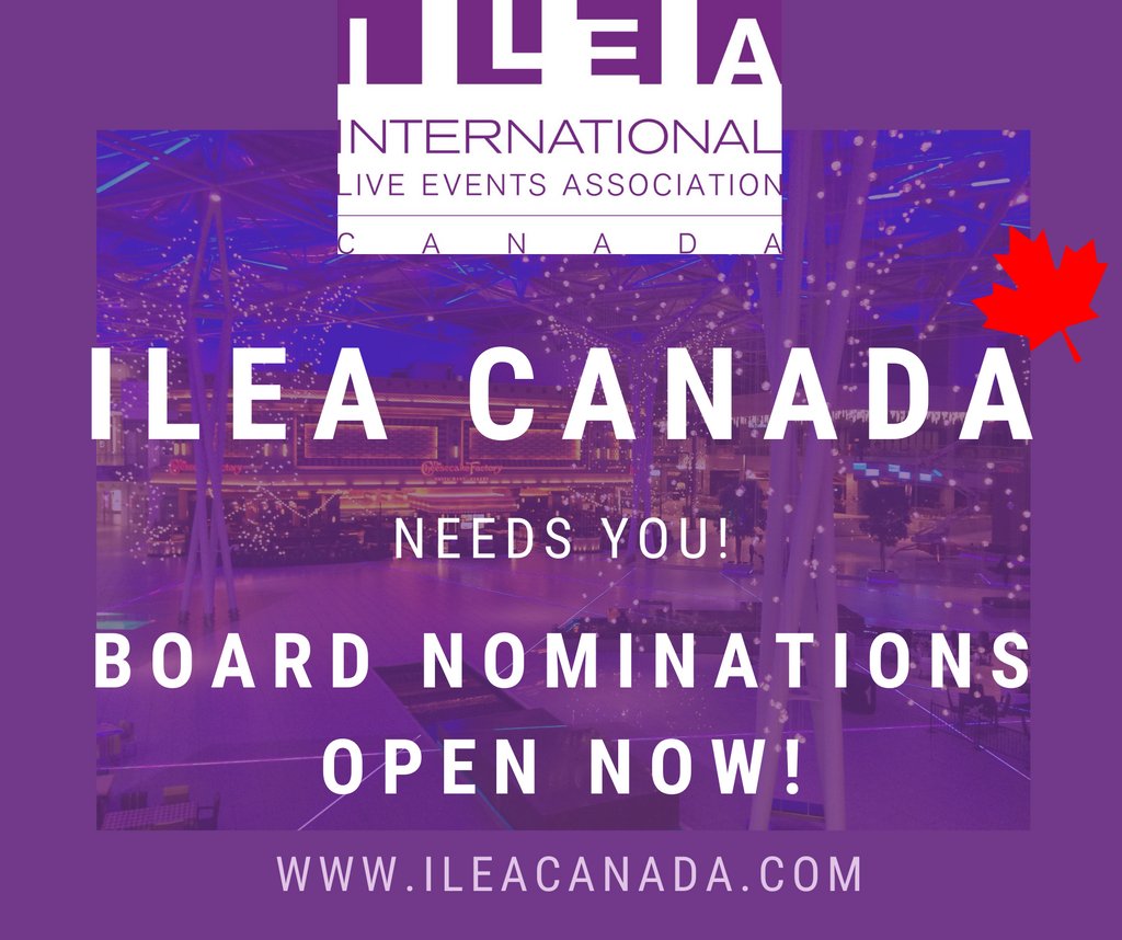 Nominations for the ILEA Canada Board are now open! Ideally, ONE member from each Canadian Chapter will form the 2021-2022 ILEA Canada Board. Let's make sure our Chapter is represented!  Nomination form: buff.ly/3wf3HoV