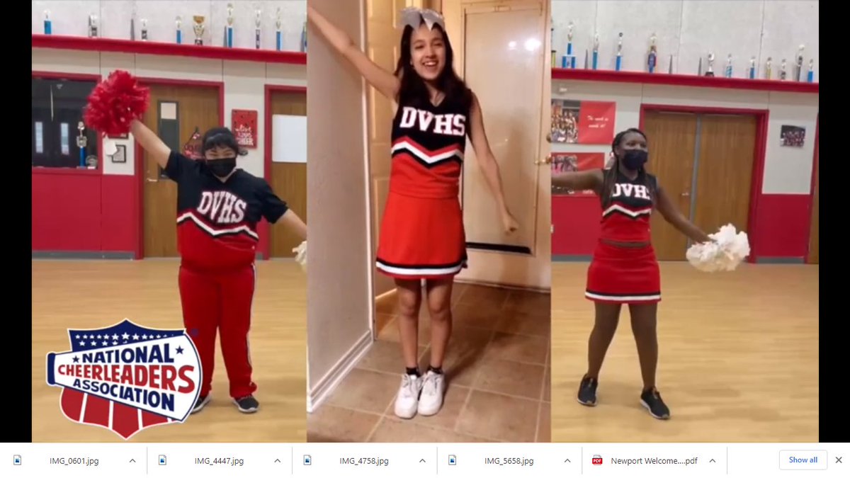 Dvisd_SpecialEd's tweet photo. The Del Valle High School Sparkle Cheer Team competed in the National Cheerleaders Association and Special Olympics first ever Virtual Cheer Competition in April. The entire squad earned the Silver Medal for Virtual Team! #DVProud @DVISD_DVHS @DelValleISD https://t.co/f0YtzDeZdD