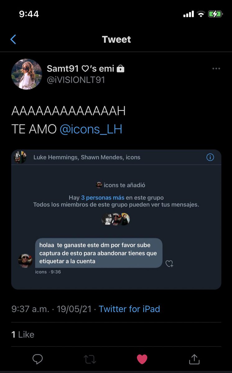 icons_LH's tweet photo. ya fue entregado el dm de ayer https://t.co/0UqrI6uV0W